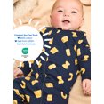 thumbnail image 3 of Garanimals Baby Boy Essentials Cotton Sleep and Play, 2-Pack, Sizes Newborn-9 Months, 3 of 8
