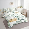thumbnail image 3 of YST Cute Dog Bed in a Bag 7-Piece for Kids Green Eucalyptus Bedding Set, Kawaii Animal PetTwin Comforter Set Botanical Plant Leaves Bedding Comforter Sets, Cartoon Golden Retriever Bed Set, 3 of 6