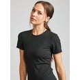 thumbnail image 4 of Kalon Women's 4-Pack Crewneck T-Shirt Base Layer, 4 of 6