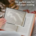 thumbnail image 2 of MagniPros (2 Pack) Large Full Page 3X Premium Magnifying Sheet Fresnel Lens 7.5 X 10.5 with 3 Bonus Bookmark Magnifiers Ideal for Reading Small Prints & Low Vision Seniors, 2 of 7