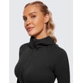 thumbnail image 4 of Campera CRZ YOGA Butterluxe Slim Fit con Capucha Negra XL, 4 of 6