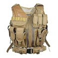 thumbnail image 5 of Chaleco táctico, chalecos de armadura de combate militar, chaleco táctico de caza para hombres, chaleco de armadura ajustable del ejército, chaleco de entrenamiento CS para exteriores, Airsoft, como, 5 of 5
