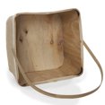 thumbnail image 2 of Square Woodchip Paintable Handle Basket - Large 9in, 2 of 4