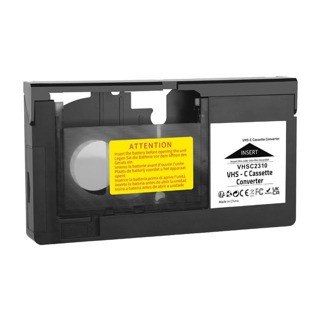 jesticaly Adaptateur de Cassette VHS C Convertisseur de Cassette VHS Professionnel Motorisé