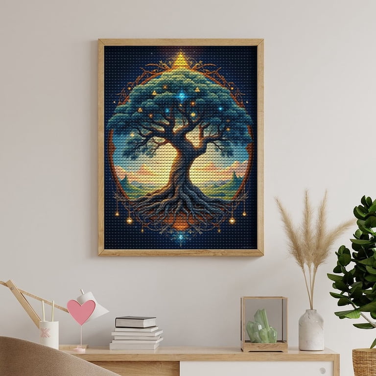 Jaxiaco 5D DIY Diamond Art Painting, groot formaat kasteel landschap diamant schilderij kits voor volwassenen, volledige boor kristal strass kunst ambachten, edelsteen kunst schilderen met diamant