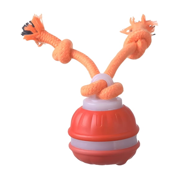 BESTSKY Interactive Dog Toy,Smart Jumping Ball to Keep Them Busy,Motion Activate Rolling Ball for Puppy/Small,Usb Rechargeable (Orange)