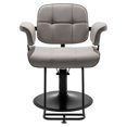 thumbnail image 7 of Towning Heavy Duty Hydraulic Pump 360° Swivel Barber Salon Chair Hair Styling (Gray), 7 of 7