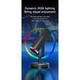 thumbnail image 1 of USB Dynamic Microphone RGB Gaming Microphone Computer Condenser MIC for Podcast Gaming Live Streaming Black, 1 of 7