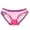 Hot Pink, variant on XMMSWDLA Female Personality Multicolor Transparent Mesh Lace Lingerie Ladies PantiesGold L Cotton Thongs for Women
