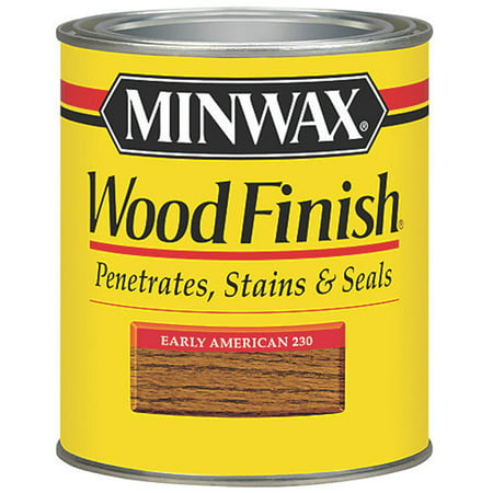 Minwax Wood Finish, 1/2 pt, Early American (Best Outdoor Wood Finish)