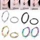 thumbnail image 3 of CHAO Pendientes de aro finos con colgante elegante y colorido de color sólido para mujeres y hombres, unisex, 8 mm, 3 of 5