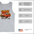 thumbnail image 6 of Vintage Classic 1970 Muscle Car Men's Tank Top American Power Legendary V8 Performance, 6 of 7