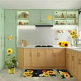 thumbnail image 3 of asddcavvf Sunflower Kitchen Mat Small Fresh Garden Atmosphere Kitchen Floor Mat Entry Door Mat Dirt Foot Mat Throws Soft, 3 of 7