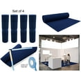thumbnail image 2 of Trade Show Booth Display Flooring Carpet Rugs (Set of 4) and 1 Roll Double Sided Carpet Tape. Light Weight and Flexible Material for Easy Transport., 2 of 7