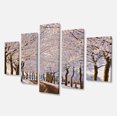 thumbnail image 2 of Trees And Road in White Winter - Landscape Canvas Art Print, 2 of 3