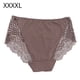 thumbnail image 3 of Guardurnaity Ropa interior sin costuras de encaje para mujer Calzoncillos transpirables de cintura media para niñas Dama Ropa interior café 4XL Guardurnaity AP001139-03B, 3 of 6