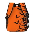 thumbnail image 4 of Disketp Halloween Bats Mochila Estampada para Hombre y Mujer – Mochila Ligera Clásica con Múltiples Bolsillos para Universidad, Trabajo y Viajes-One Size, 4 of 5