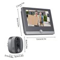 thumbnail image 2 of Videoportero WiFi para apartamento, cámara de mirilla de 2,4 GHz, pantalla IPS de 4,3 pulgadas, 2 of 7