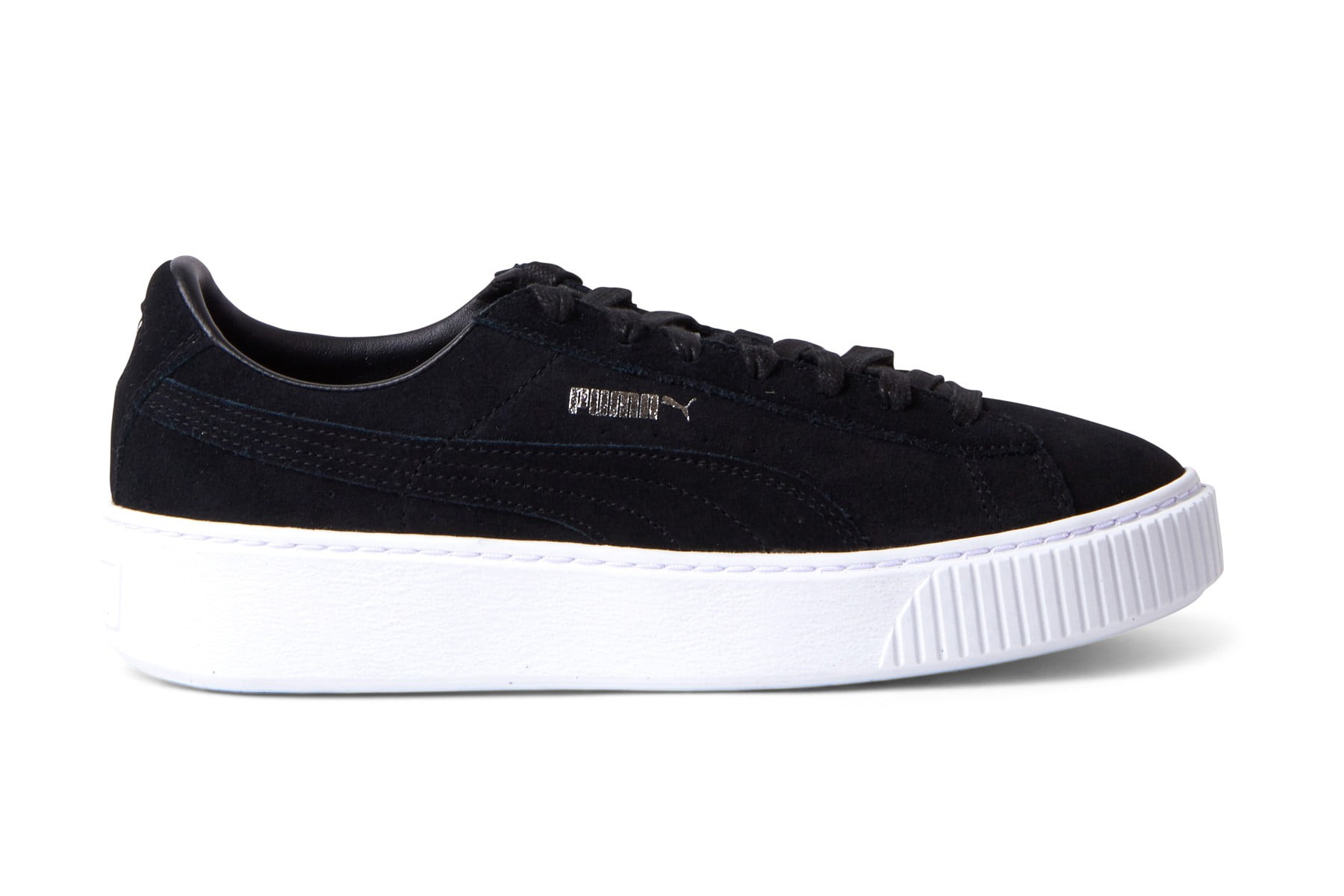 puma black white platform