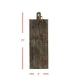 thumbnail image 3 of Foreside Home & Garden Oversized Rectangle Hand Carved Black Wood Kitchen Serving Cutting Board, 3 of 6