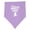 Lavender and Pink, variant on Inktastic Future Skier Childs Skiing Baby Bandana Bib