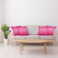 thumbnail image 4 of Ambesonne Ombre Throw Pillow Cover 4 Pack, Modern Pink Room Design, 16", Pink, 4 of 7