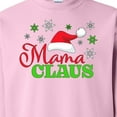 thumbnail image 3 of Inktastic Mama Claus with Christmas Santa Hat and Snowflakes Adult Sweatshirt, 3 of 4