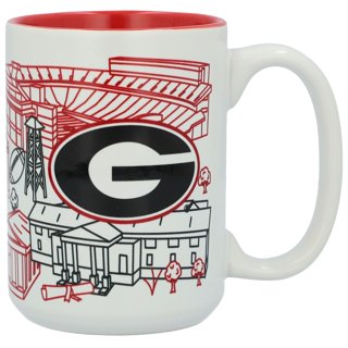 Georgia Bulldogs Coffee Mug Baby Yoda UGA Gift - Personalized Gifts:  Family, Sports, Occasions, Trending