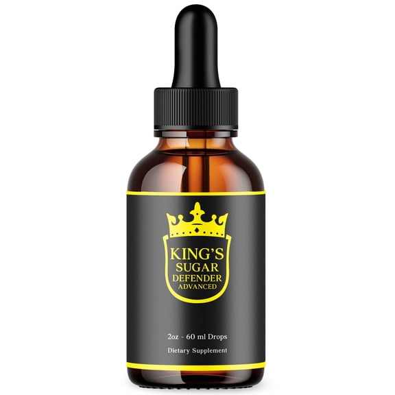 King's Sugar Defender Advanced Formula Drops Natural Support Supplement 30 Servings