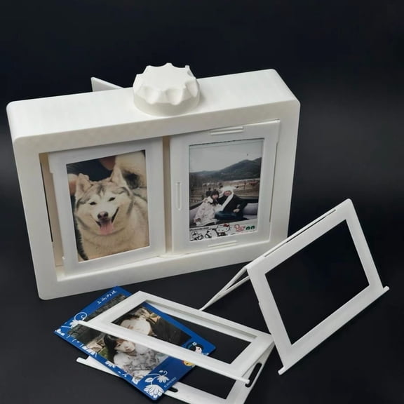 Flip - Page Polaroid Photo Frame, Holds 12 - 24 Photos