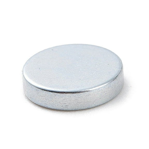 100pcs Small Circle Magnets Button Magnets Strong Magnets Fridge Platinum 6x1.4mm