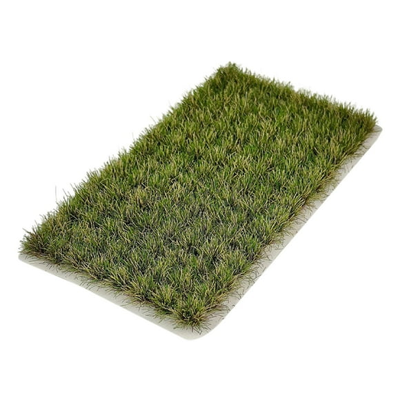 Mechones de arbustos de tierras bajas, mechones de hierba artificial para maquetas de terreno, kit de de hierba para maquetas de trenes en miniatura. Verde Amarillo