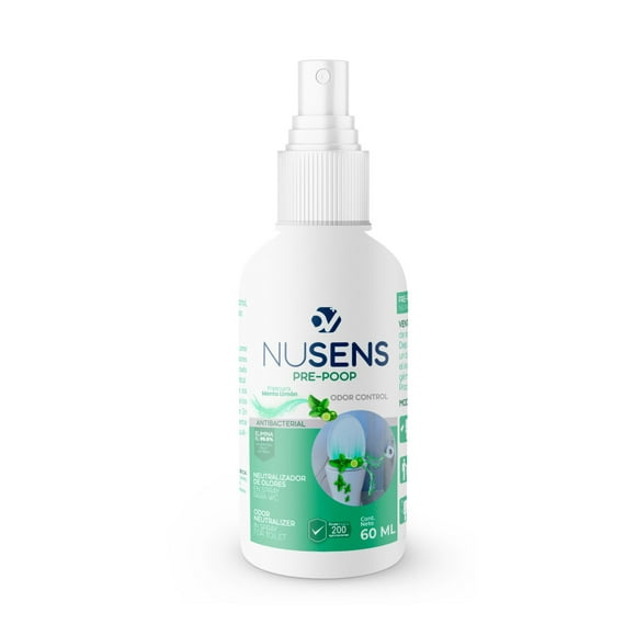 Nusens Neutralizador de Olores WC PREVEN + Aroma Menta - Limón 60 ML