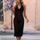 thumbnail image 1 of Vestido tipo pareo ahuecado,Vestido de playa ahuecado Vestido tipo pareo ahuecado de punto Vestido tipo pareo hueco para traje de baño Fiel a su promesa, 1 of 6