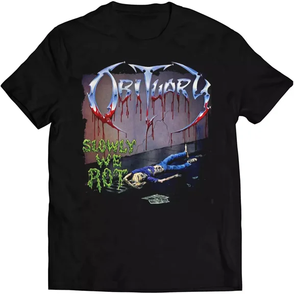 Obituary Band Slowly We Rot Unisex T-Shirt All Size S to 5XL