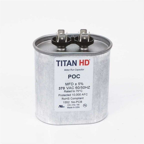 Packard POCF40A 440 Volt Oval Run Capacitor 40 MFD