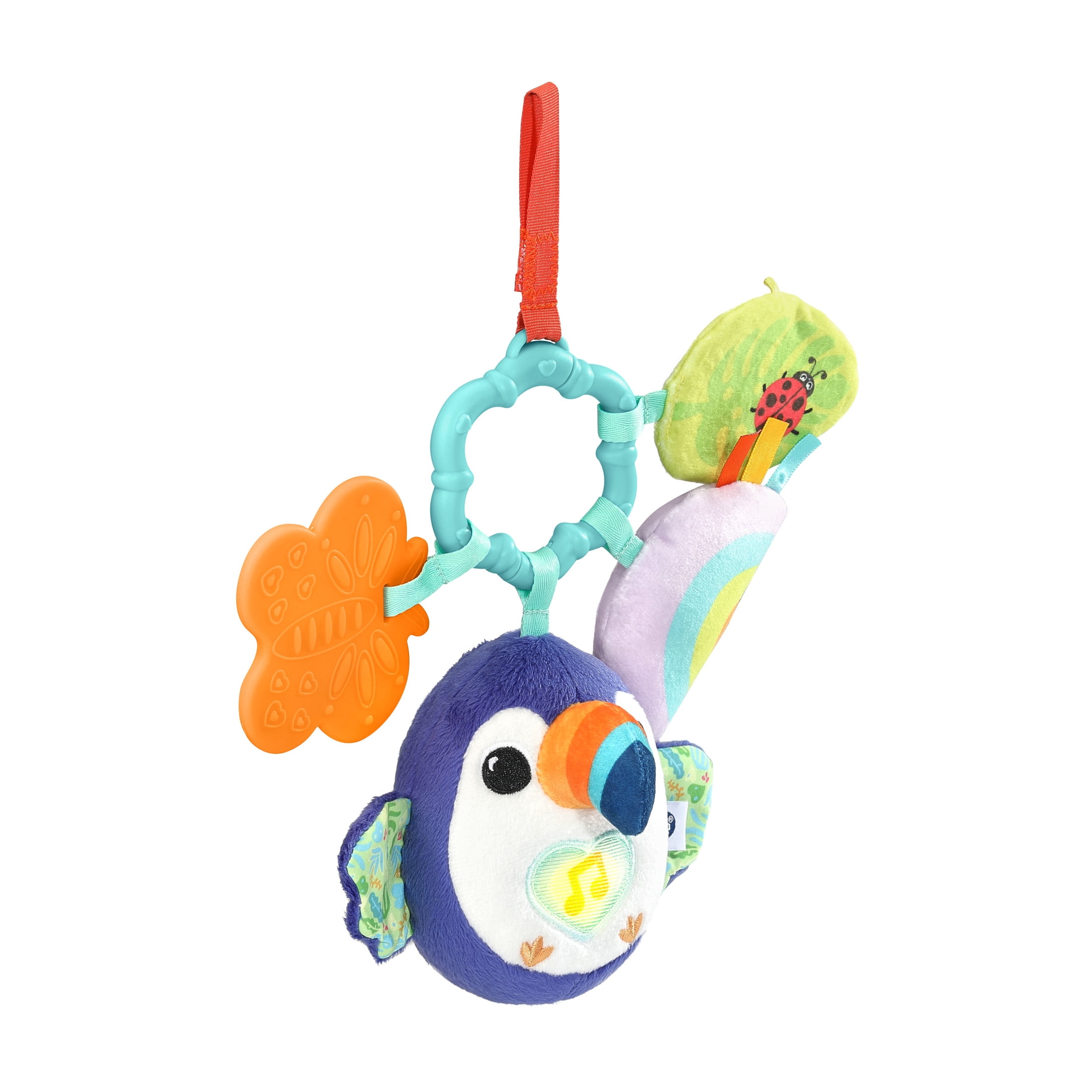 VTech Take Along Toucan Teething Toy for Baby Stroller and Car Seat
