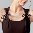 thumbnail image 6 of Summer Plus Size Tank Top Undershirt For Women Sleeveless Round-Neck Solid Casual Regulars Workout Tank Tops — Coffee∣XL, 6 of 7
