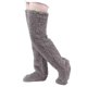 thumbnail image 5 of Calcetines de suelo con forma de osito de peluche para otoño e invierno, calcetines largos para dormir, calcetines altos y cálidos con almohadillas para las rodillas, 5 of 5