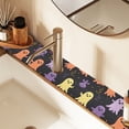 thumbnail image 2 of Yayeee Faucet Mat for Kitchen Sink 14.7" Diatomite Long Splash Guard Pad, Yellow Halloween Ghosts, 2 Pack, 2 of 7