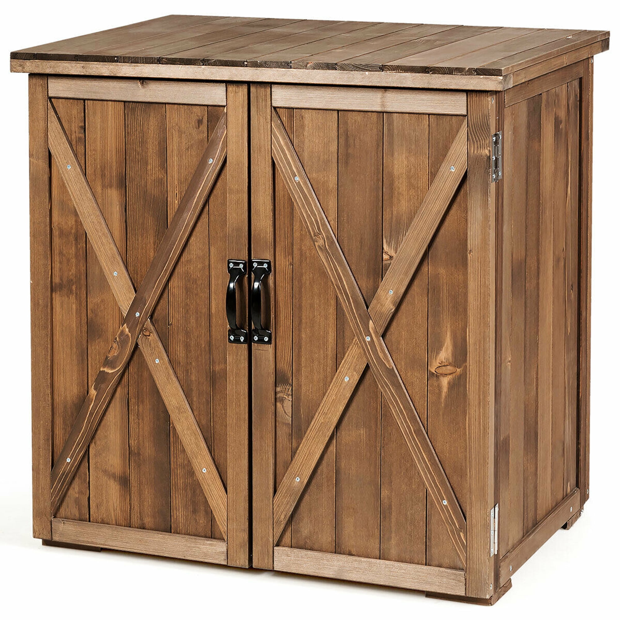 outdoor covered wood storage