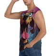 thumbnail image 3 of Fotbe Cartoon Big-Eyed Dog Men's Camiseta sin Mangas Estampada para Hombres, Playera Casual para Gimnasio, Entrenamiento, Playa-Medium, 3 of 7