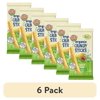 (6 pack) Earth's Best Organic Teething Crunchy Sticks Garden Veggie Puffed Baby Snack, 0.56 oz Bag