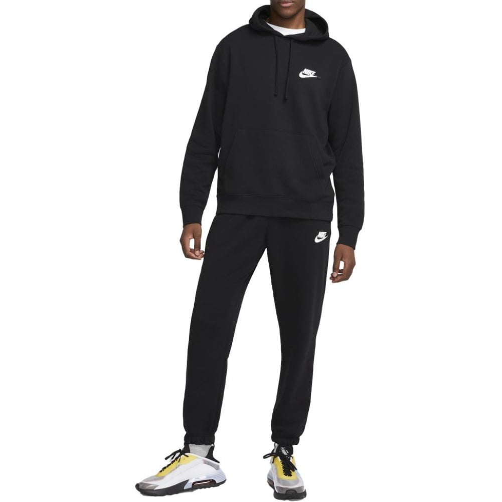 digerir Parcial colgar Nike Men's Jogger Set 2-Piece Fleece Athletic Jogger Pants and Hoodie  Tracksuit, Black, M - Walmart.com