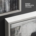 thumbnail image 4 of wall26 Framed Canvas Print Wall Art Minimal Grunge Gray Brown Color Block Collage Abstract Shapes Illustrations Modern Art Decorative Contemporary for Living Room, Bedroom, Office - 16x24 White, 4 of 5