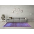 thumbnail image 3 of Ahgly Company Machine Washable Indoor Rectangle Persian Blue Traditional Area Rugs, 5' x 8', 3 of 4