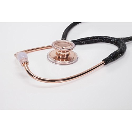 MDF MD One Glitter Rose Gold Stethoscope FreePartsforLife