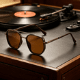 thumbnail image 4 of HBMYN Polarized Aviator Sunglasses for Men Square Retro Metal Frame Uv 400 Protection, 4 of 7