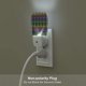 thumbnail image 5 of Balery Mardi Gra Geometric Luz Nocturna LED con Sensor Automático, Enchufe con Sensor Crepuscular, Luz Suave de 0.5W para Dormitorio, Pasillo, Baño-US, 5 of 7