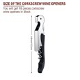 thumbnail image 3 of 16 Pieces Wine Keys Opener Black Travel Corkscrew Wine Opener Waiter Corkscrew Wine Opener Beer Bottle Opener, 3 of 6